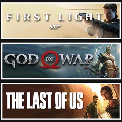 007 First L. +God Of War +Last Of Us 1